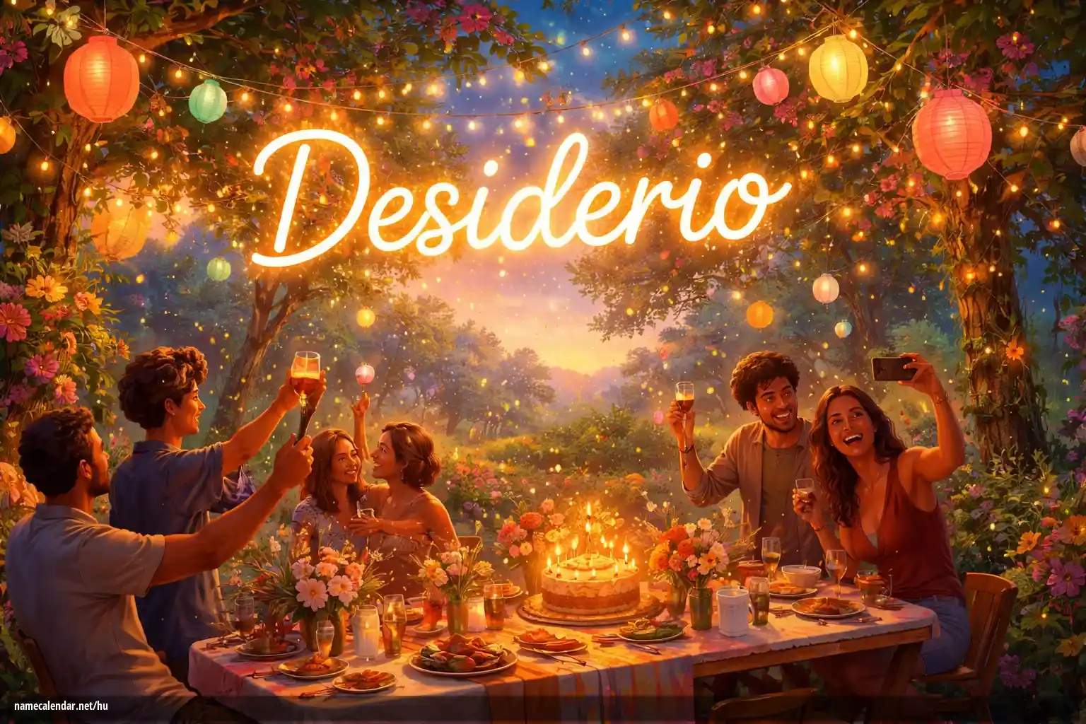 Névnap és név megünneplése - Desiderio