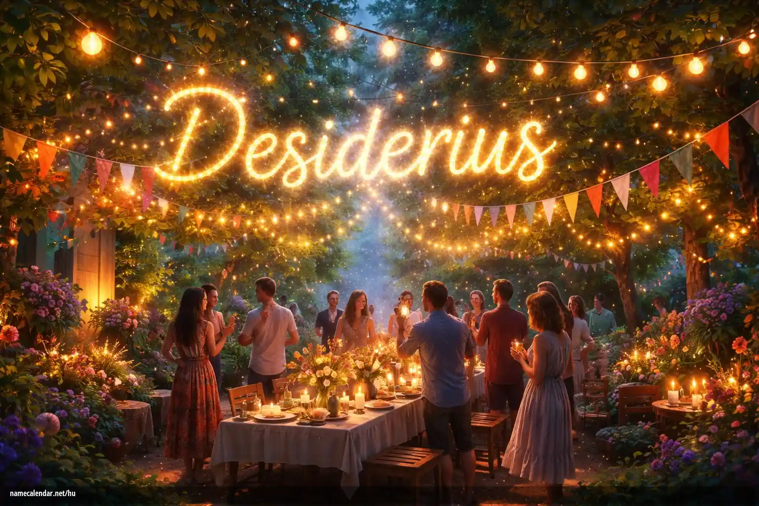 Névnap és név megünneplése - Desiderius