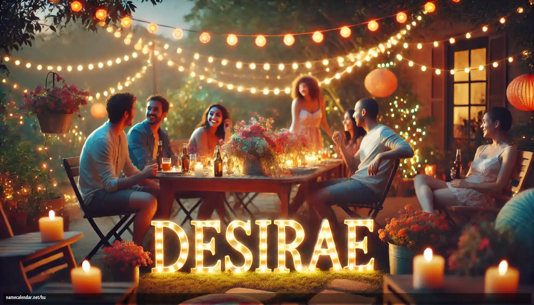 Névnap és név megünneplése - Desirae