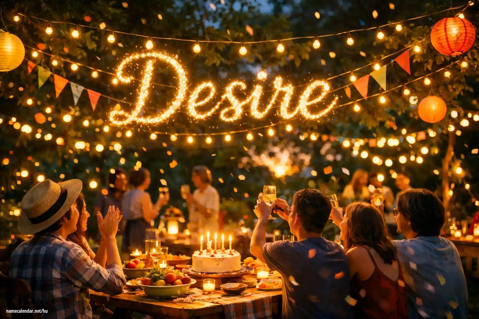 Névnap és név megünneplése - Desire