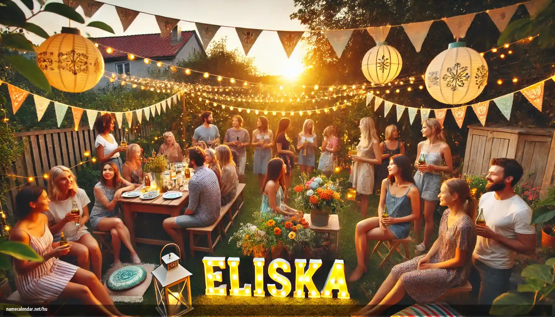 Névnap és név megünneplése - Eliška