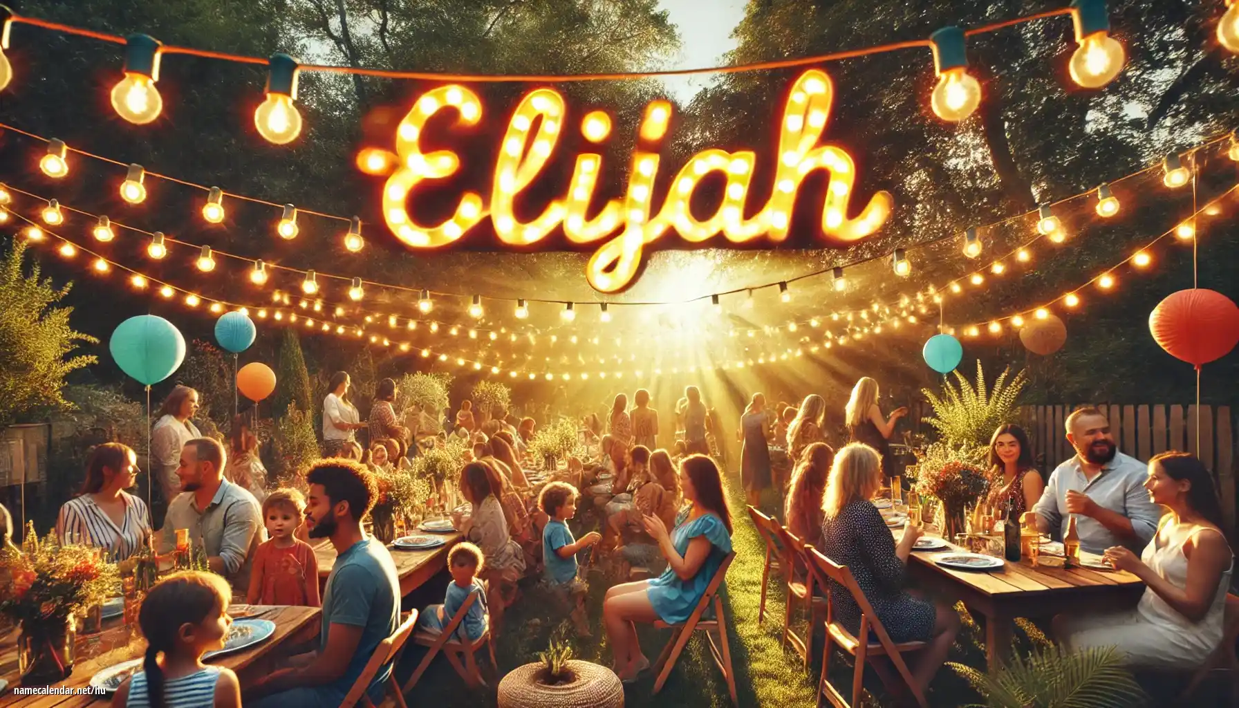Névnap és név megünneplése - Elijah