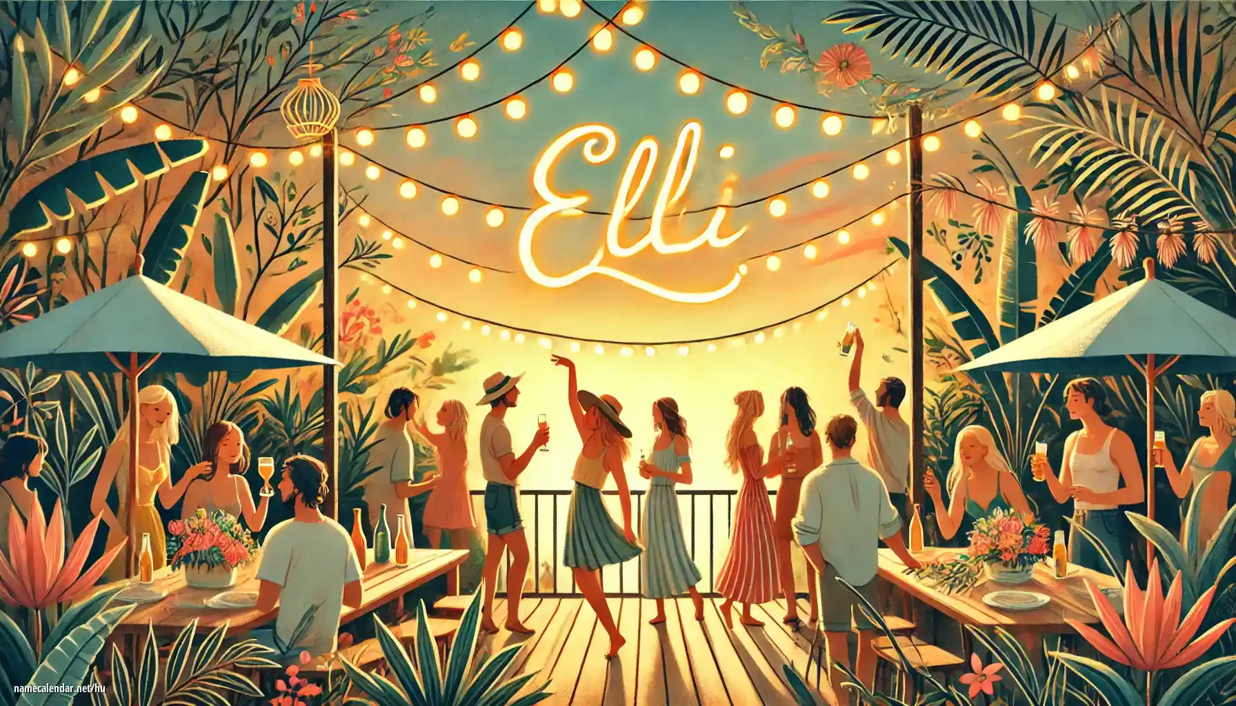 Névnap és név megünneplése - Elli