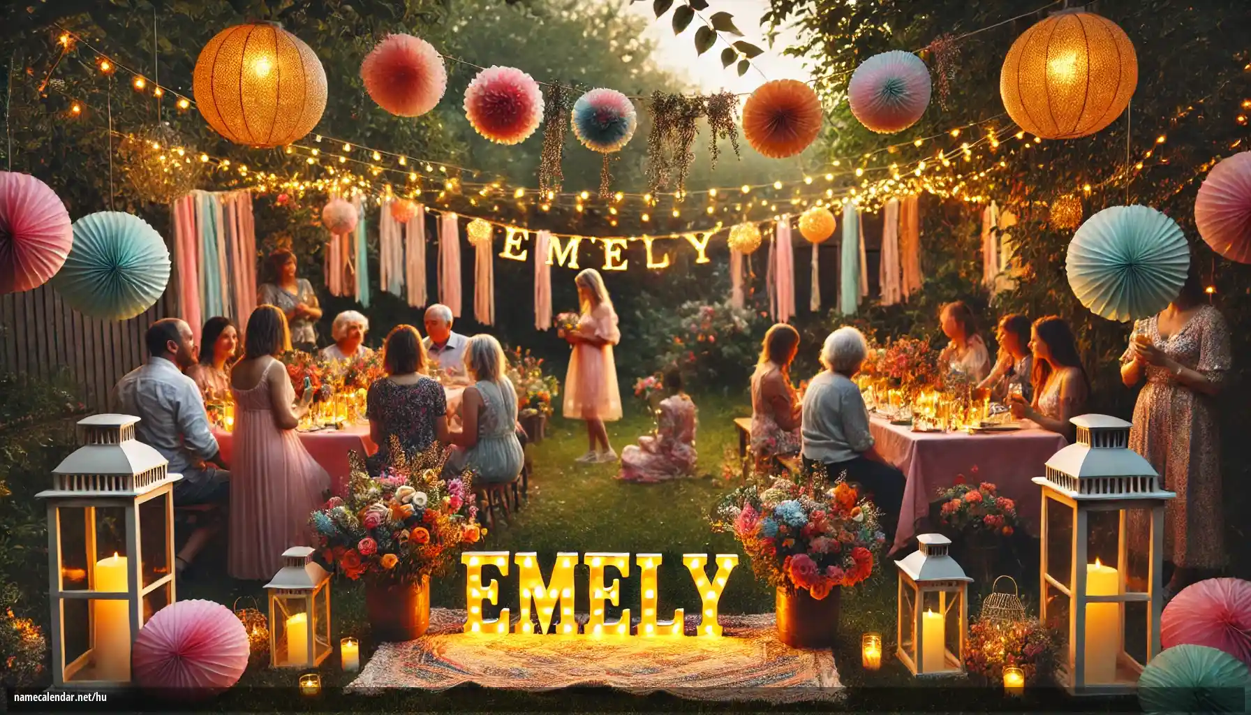 Névnap és név megünneplése - Emely