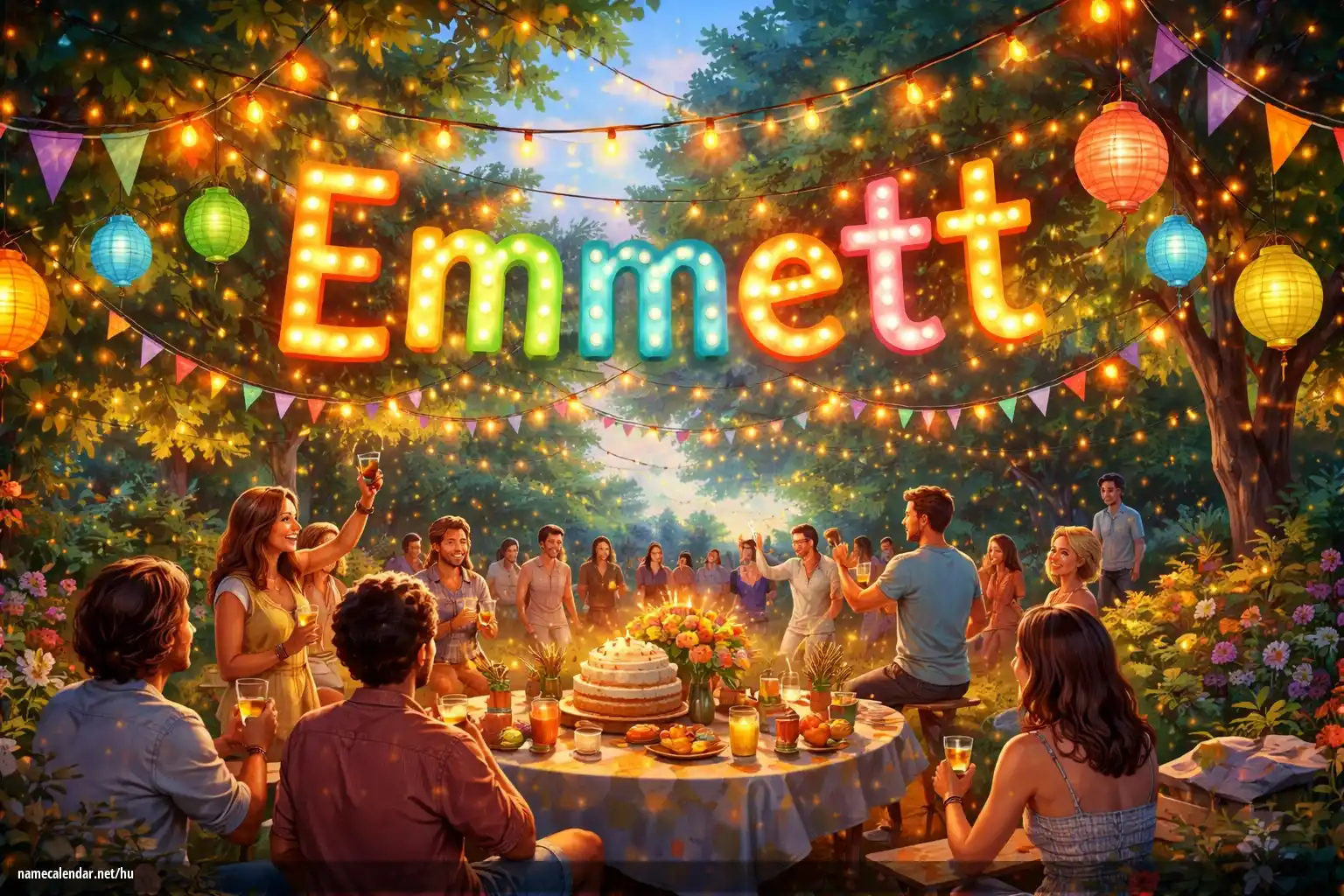 Névnap és név megünneplése - Emmett