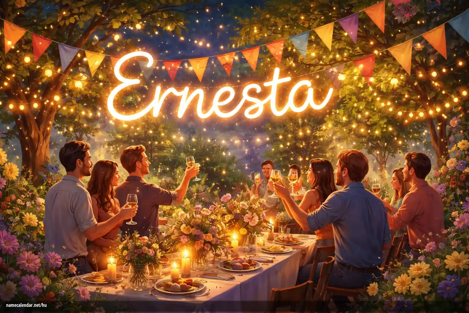 Névnap és név megünneplése - Ernesta