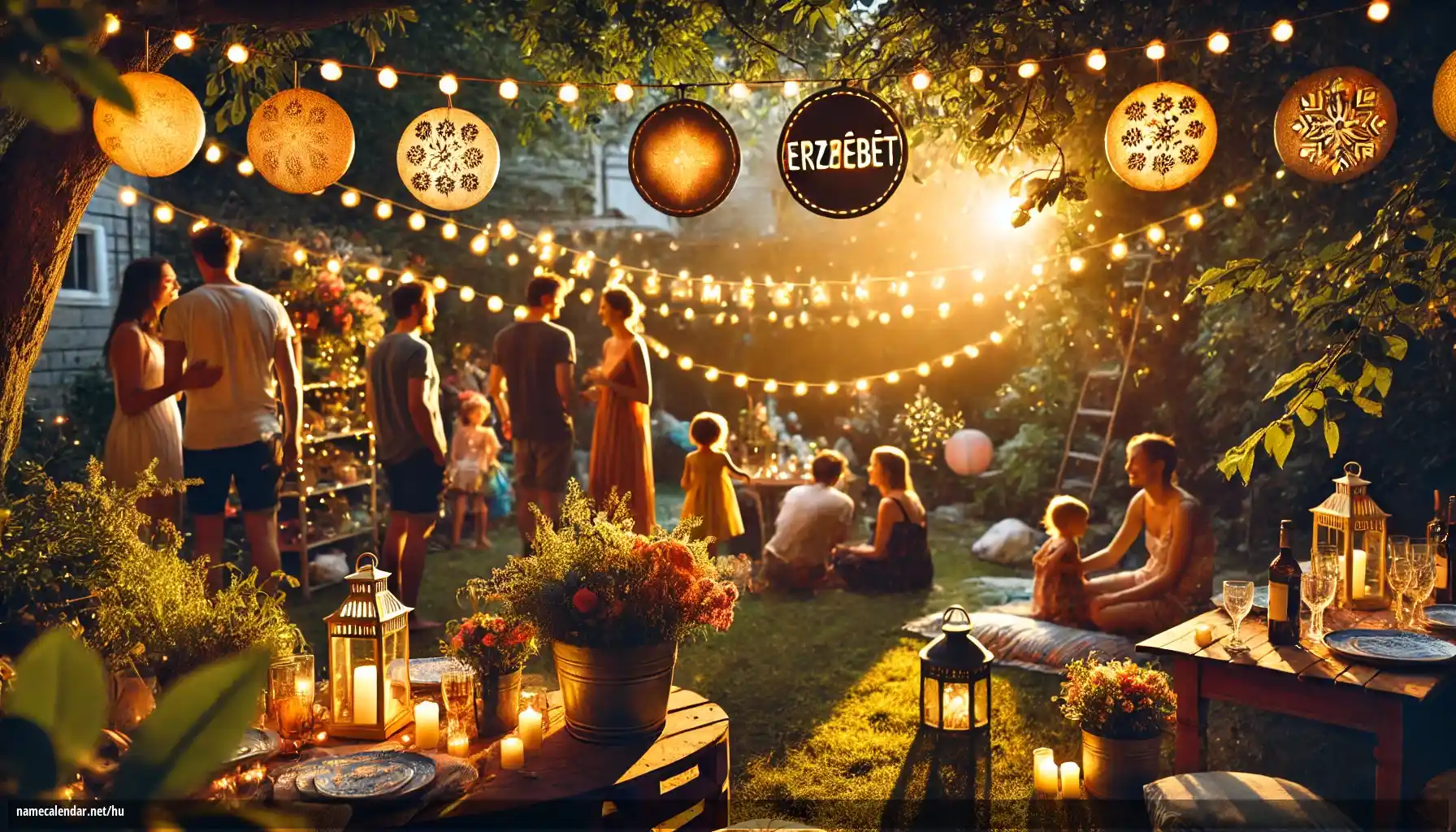 Névnap és név megünneplése - Erzsébet