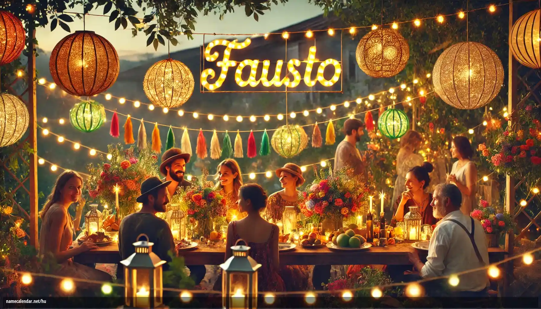 Névnap és név megünneplése - Fausto