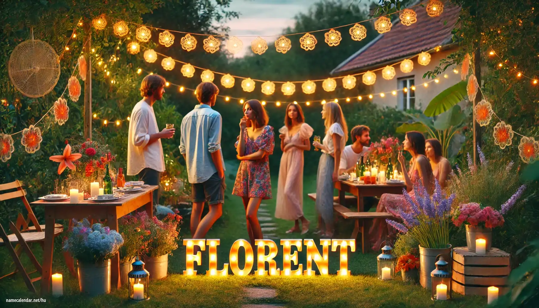 Névnap és név megünneplése - Florent