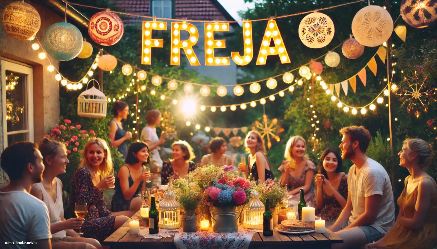 Névnap és név megünneplése - Freja