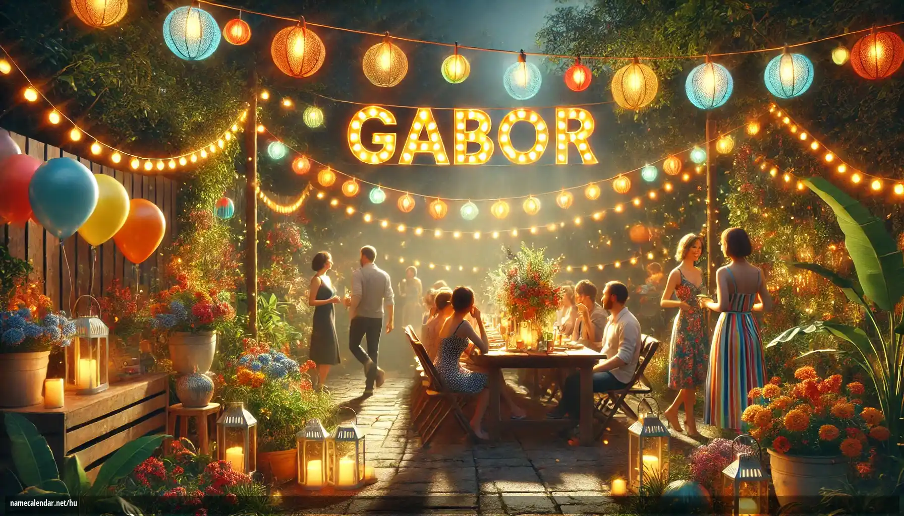 Névnap és név megünneplése - Gábor