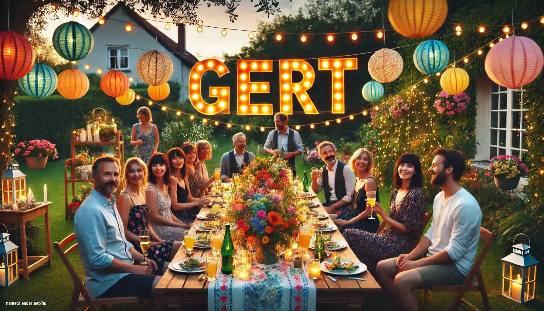 Névnap és név megünneplése - Gert