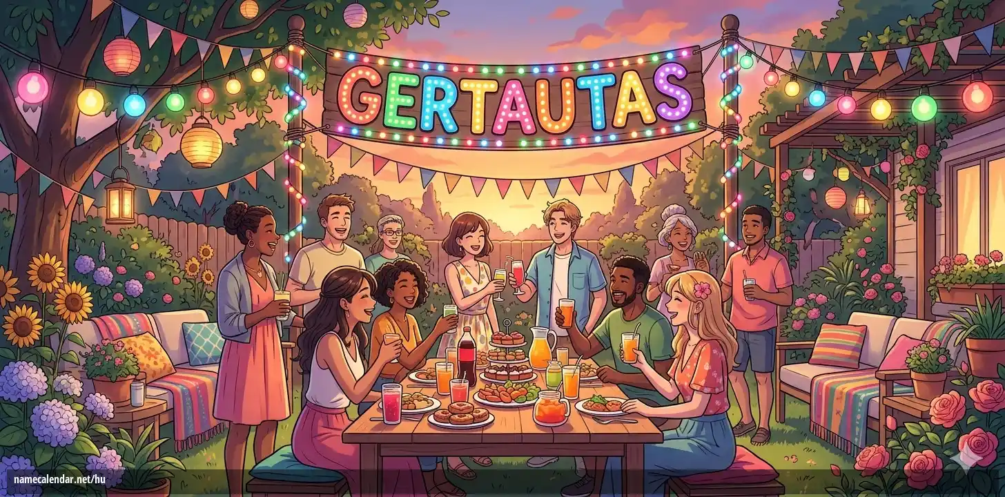 Névnap és név megünneplése - Gertautas