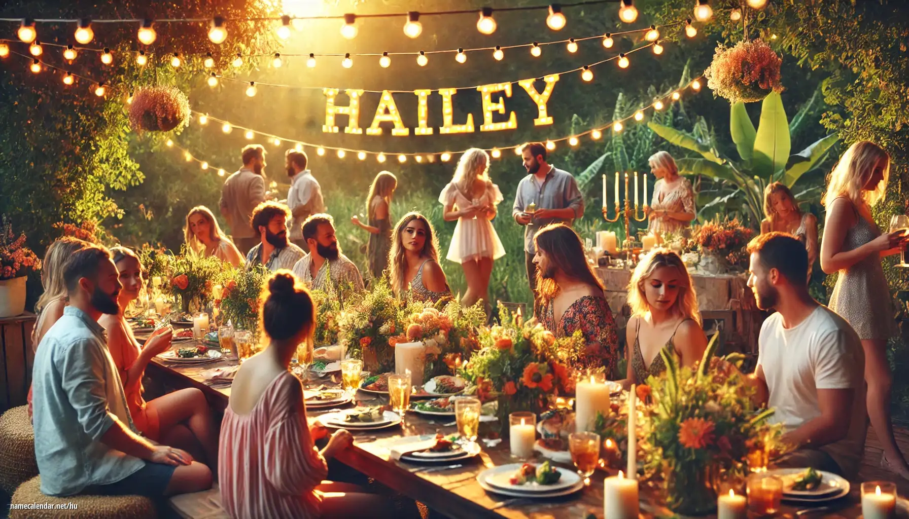 Névnap és név megünneplése - Hailey