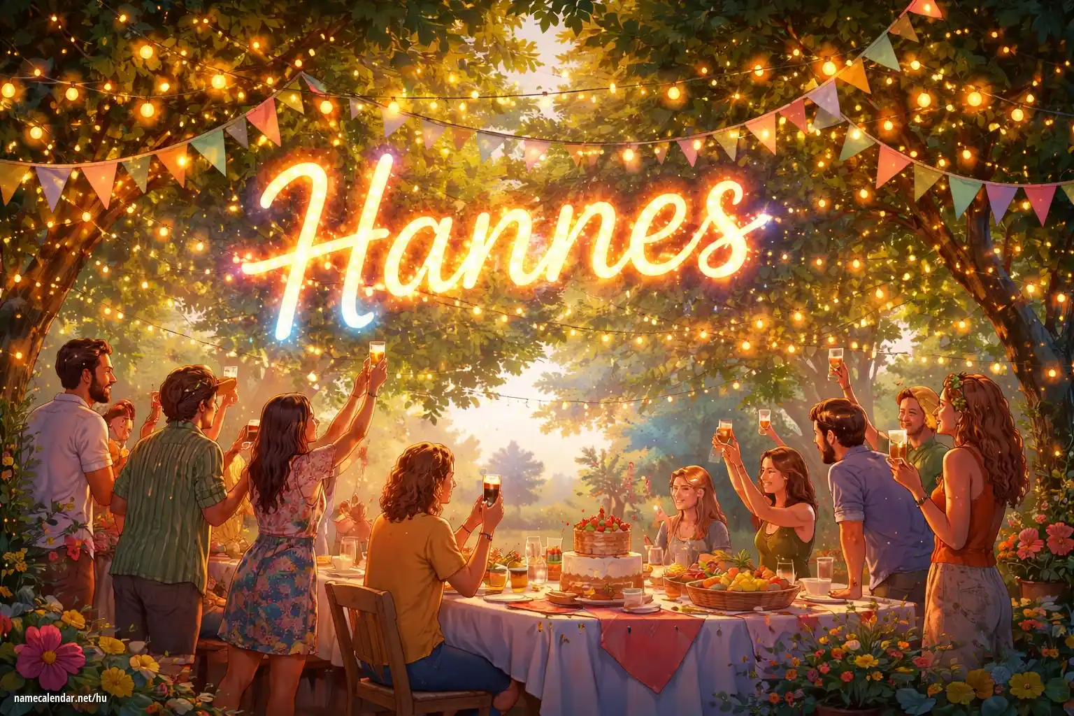 Névnap és név megünneplése - Hannes