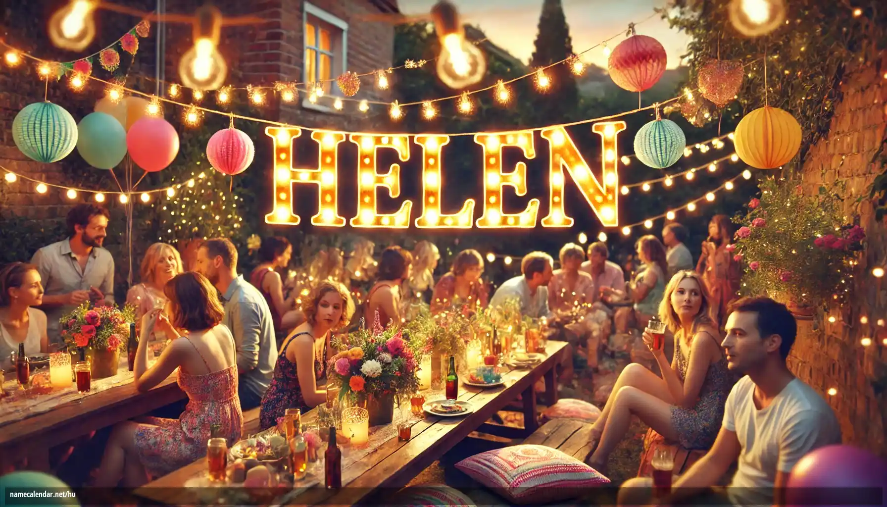 Névnap és név megünneplése - Helén