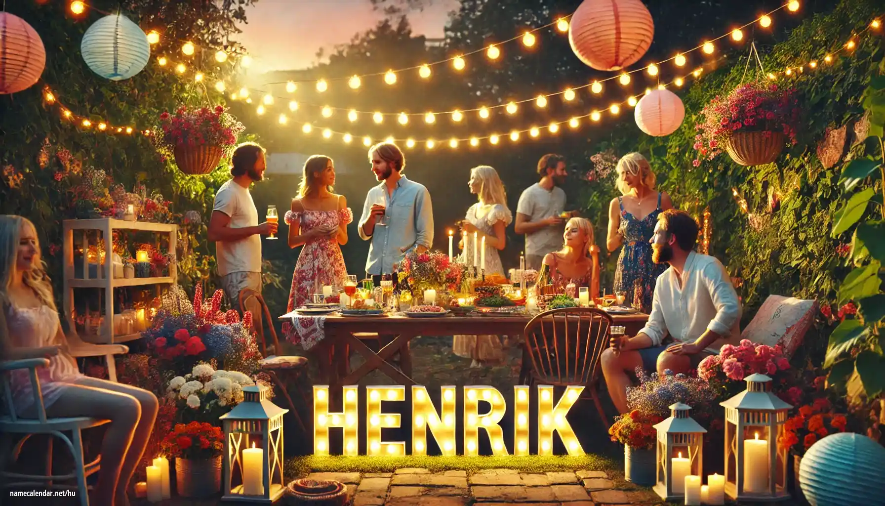 Névnap és név megünneplése - Henrik