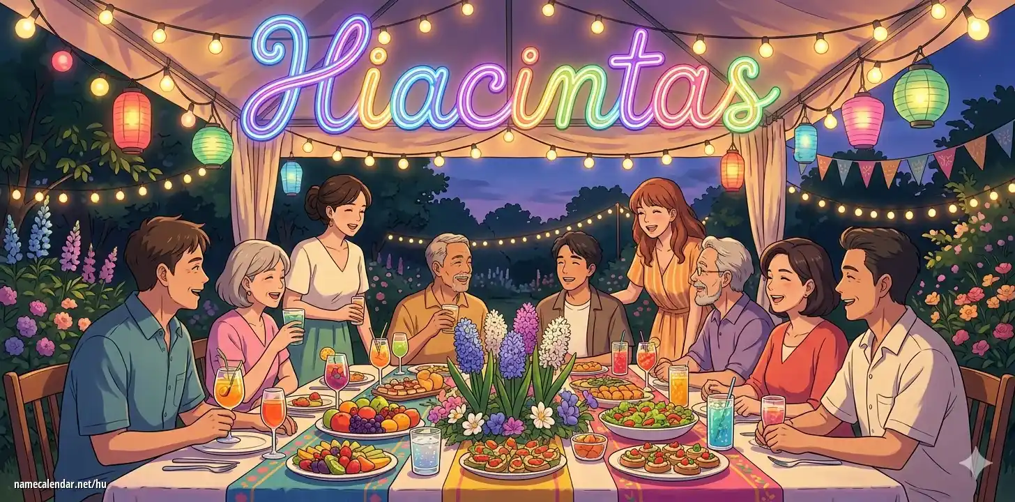 Névnap és név megünneplése - Hiacintas