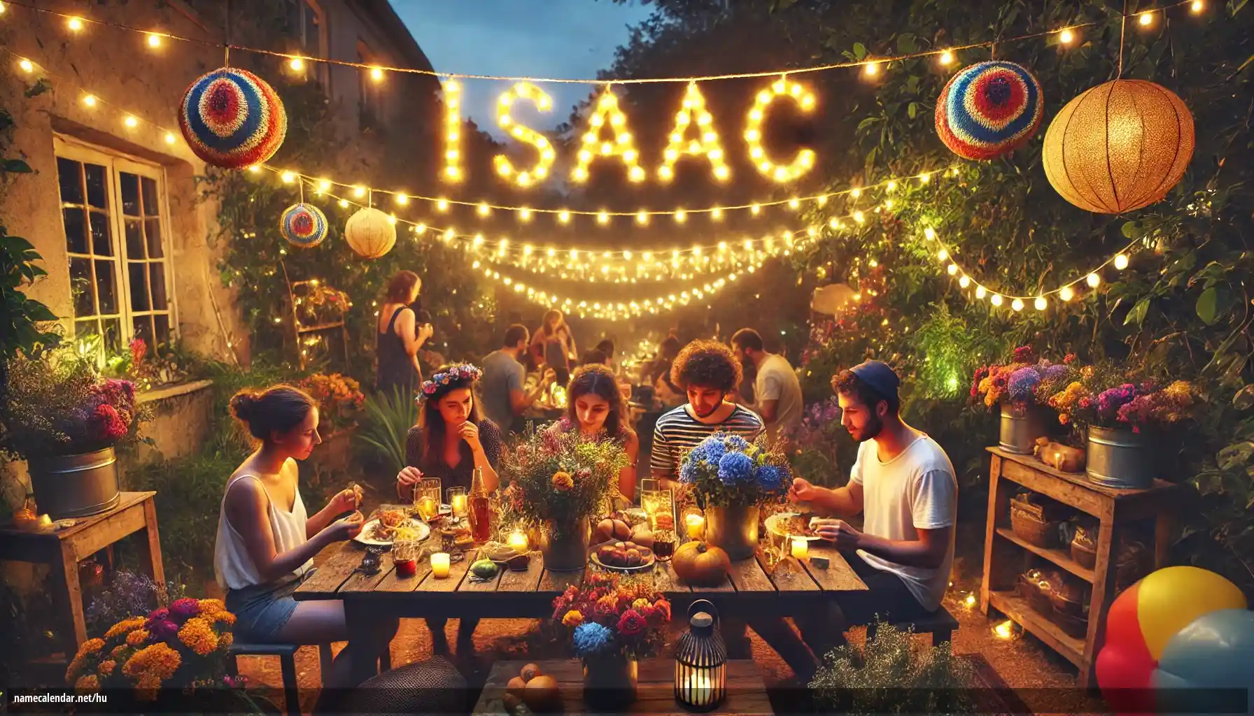 Névnap és név megünneplése - Isaac