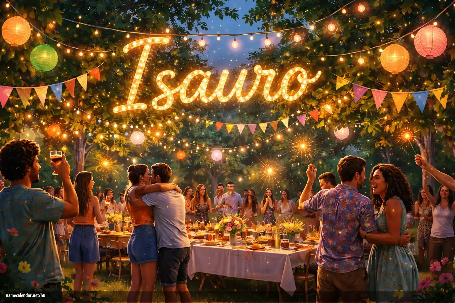 Névnap és név megünneplése - Isauro