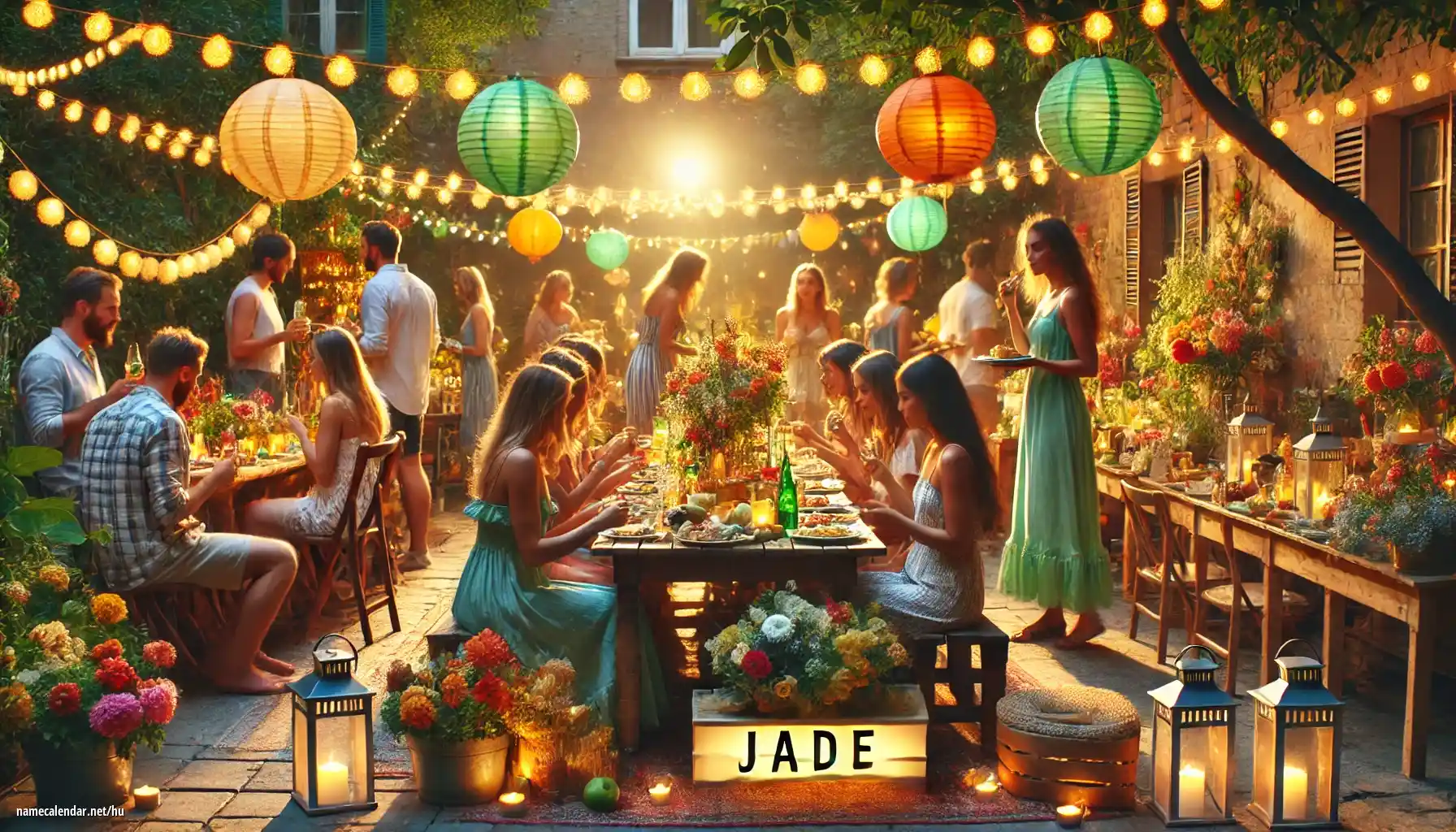 Névnap és név megünneplése - Jade