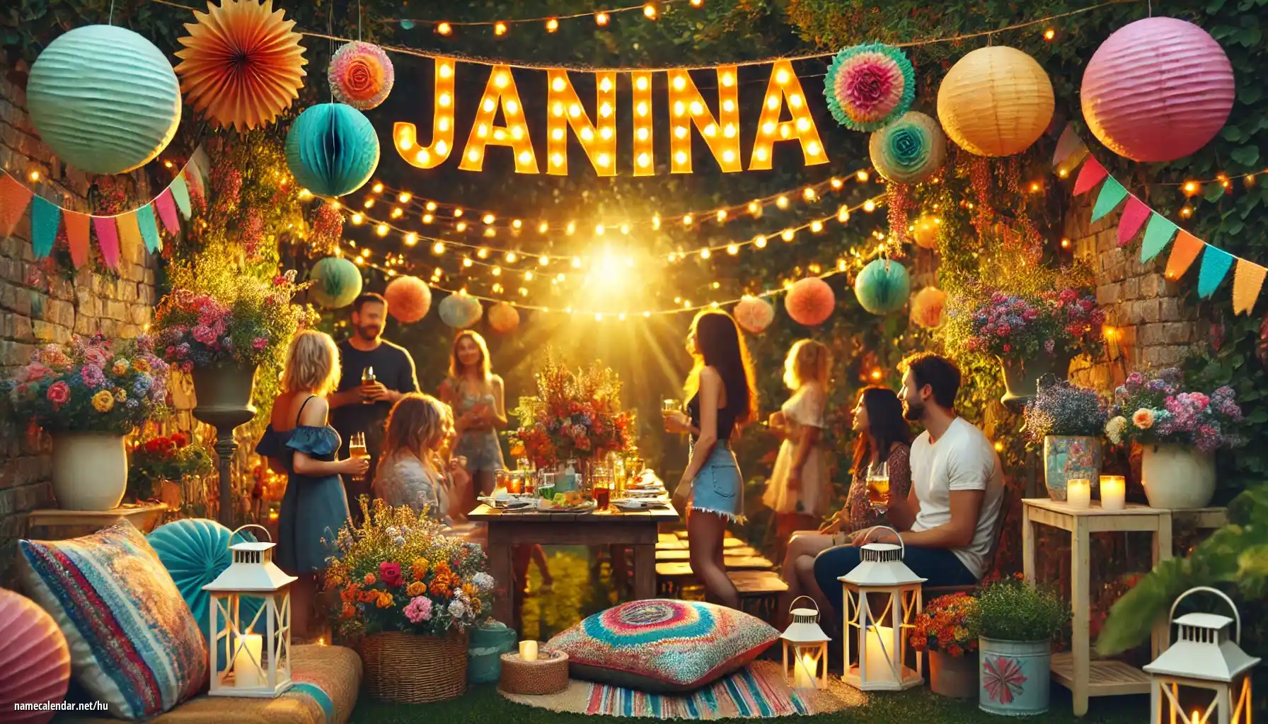 Névnap és név megünneplése - Janina