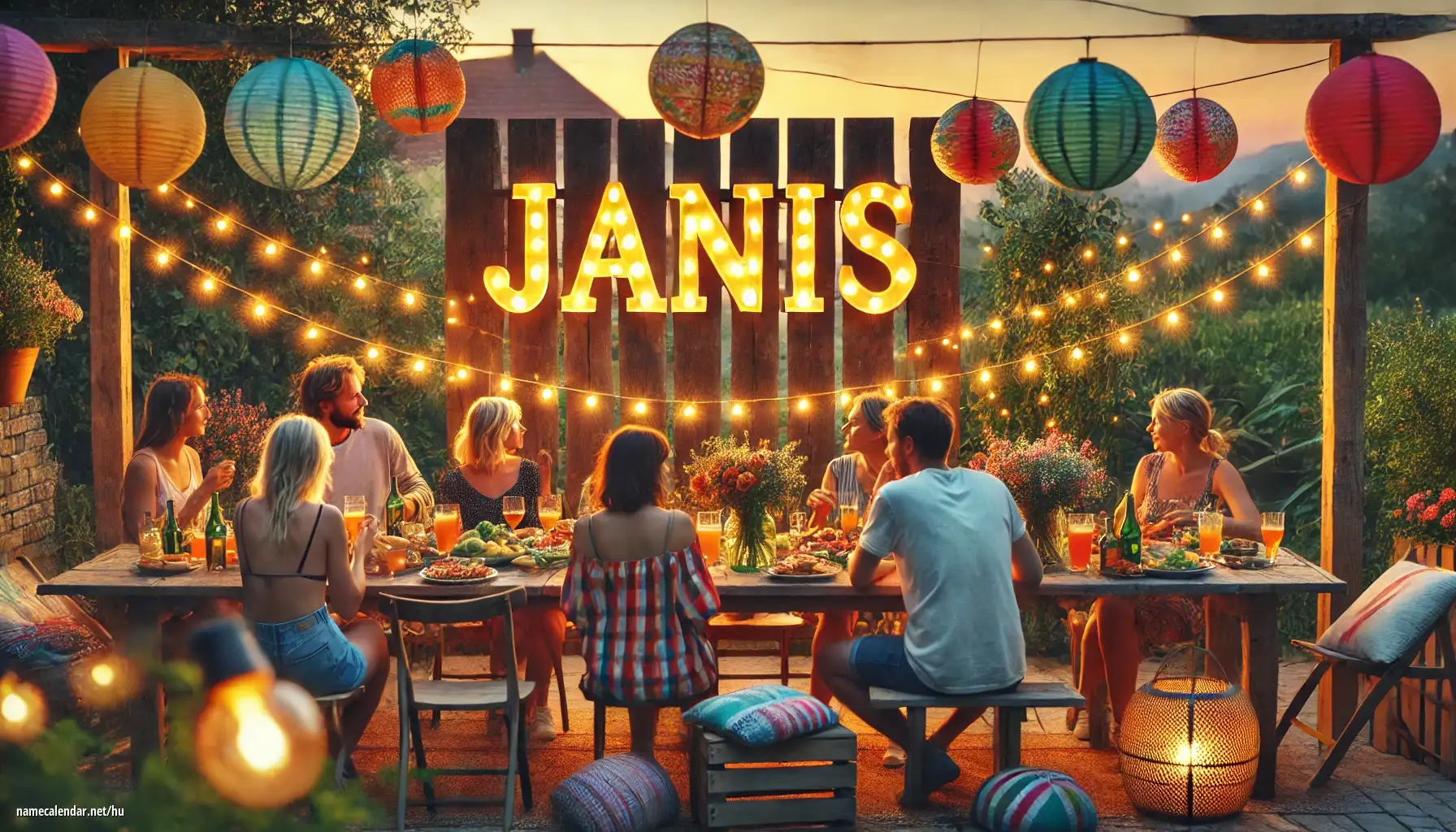 Névnap és név megünneplése - Janis