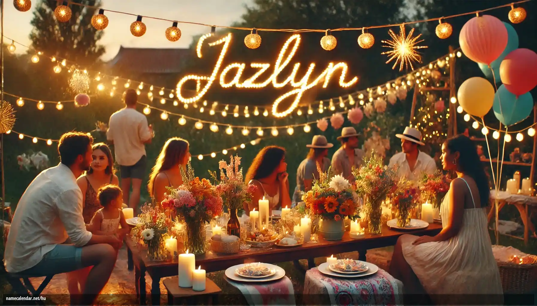 Névnap és név megünneplése - Jazlyn