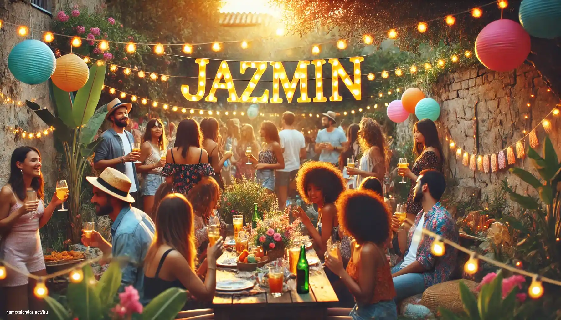 Névnap és név megünneplése - Jazmin