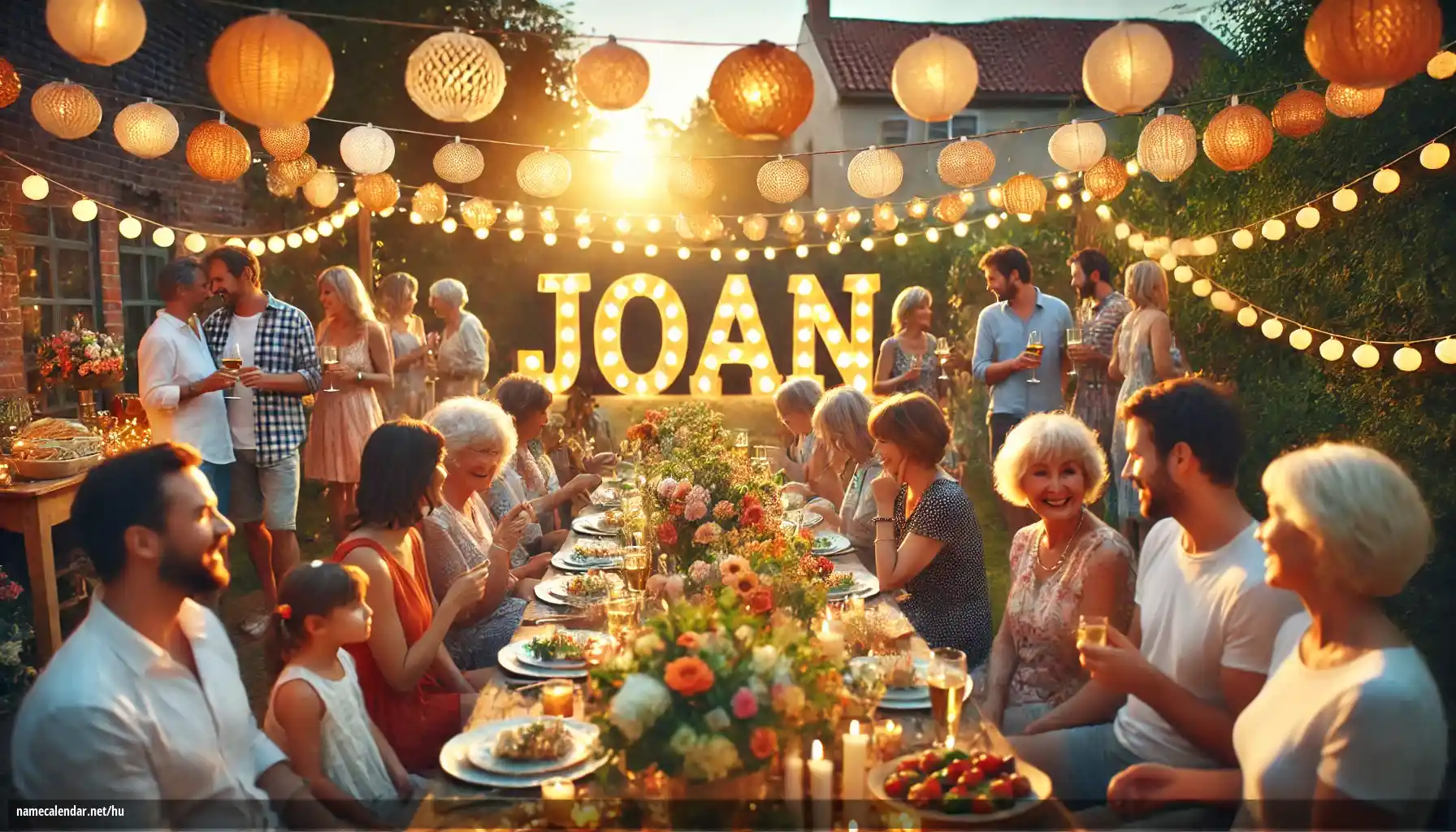 Névnap és név megünneplése - Joan