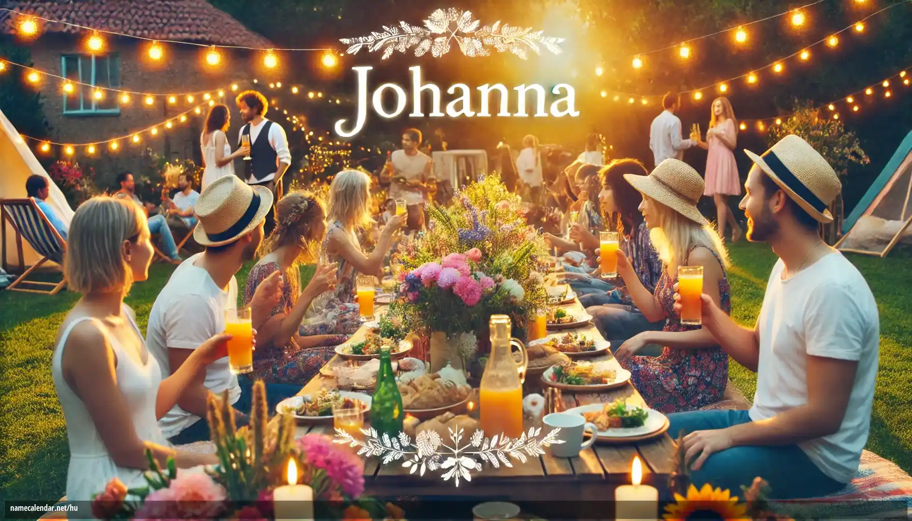 Névnap és név megünneplése - Johanna