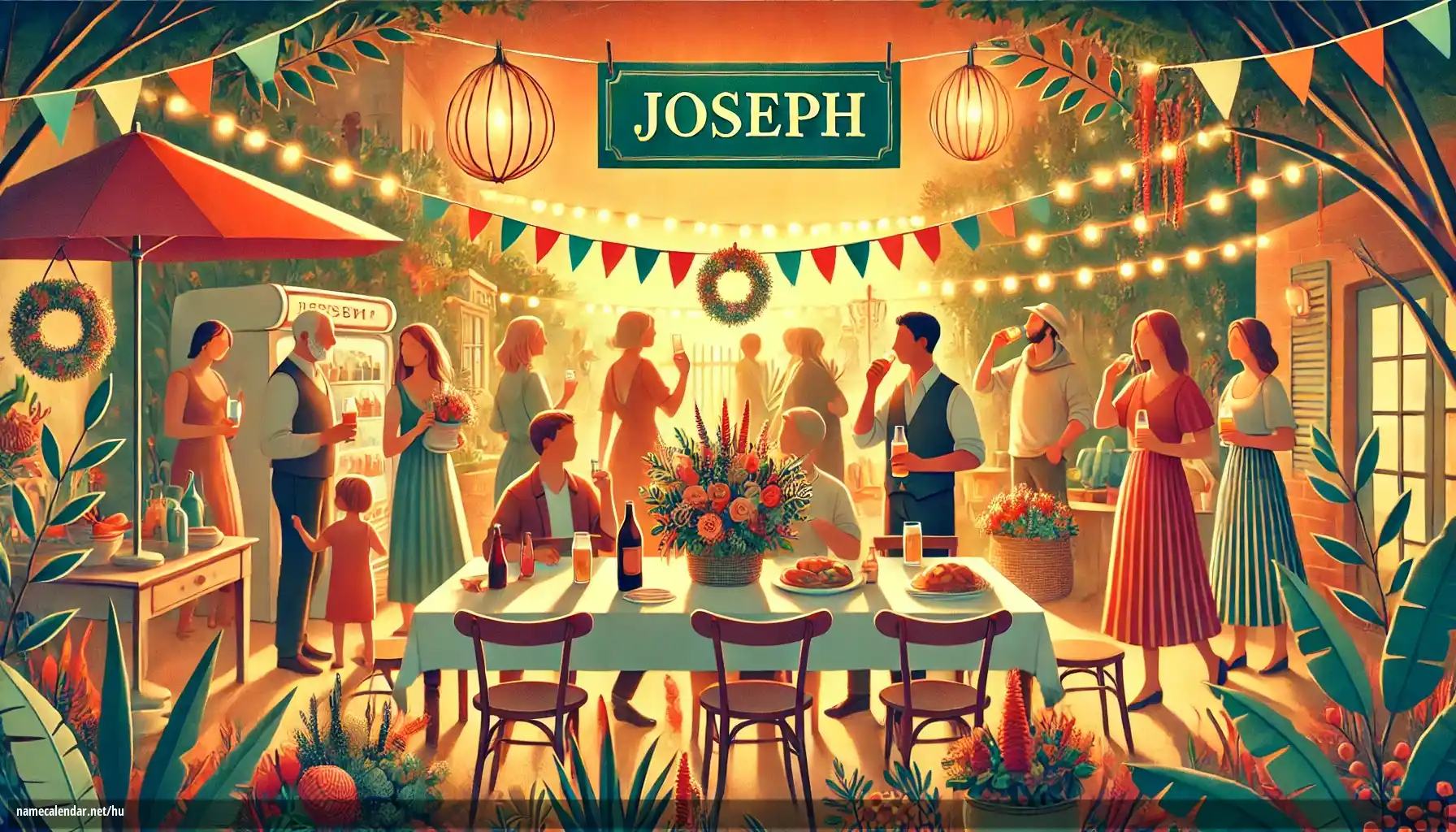 Névnap és név megünneplése - Joseph