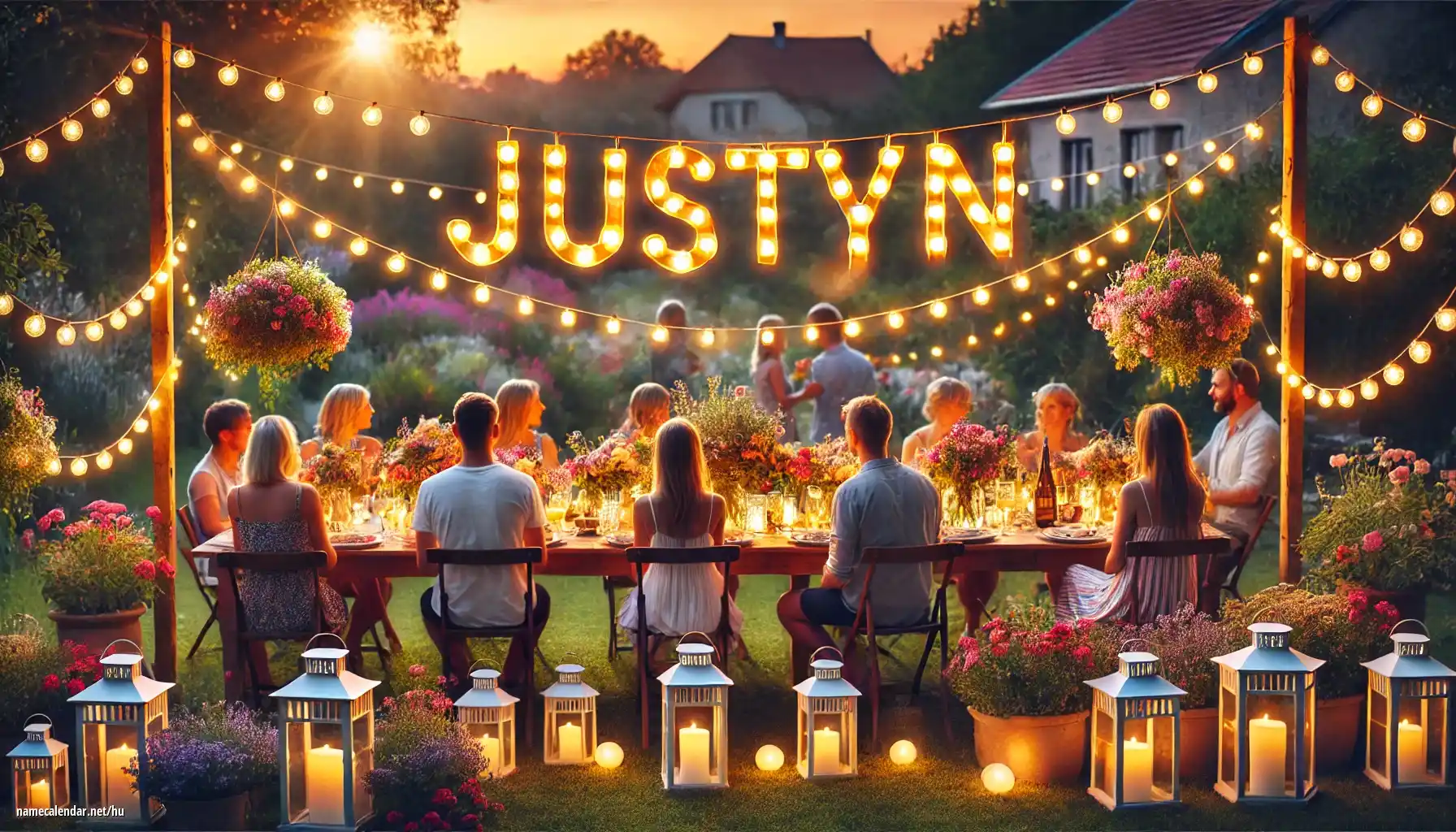 Névnap és név megünneplése - Justyn