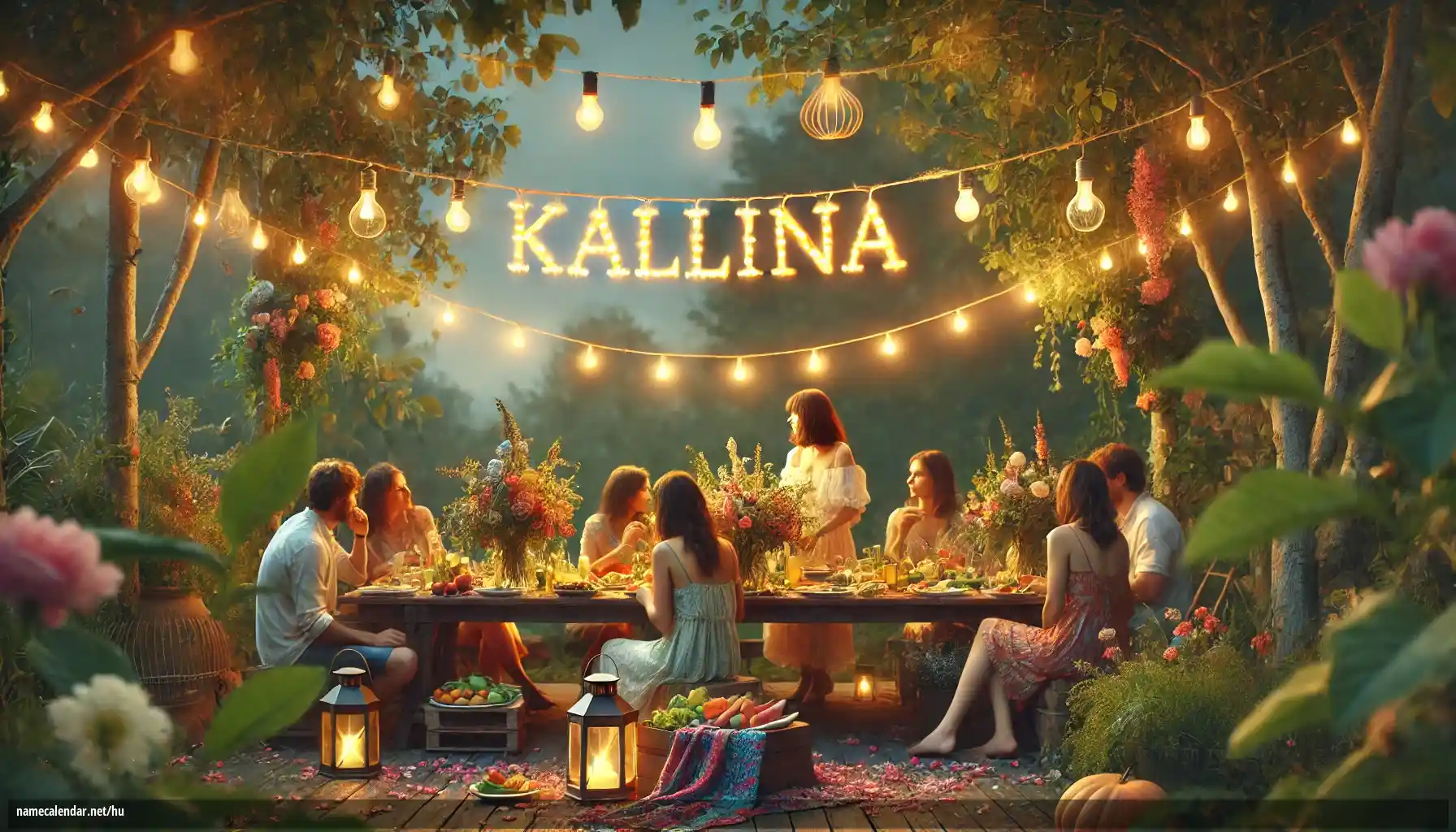 Névnap és név megünneplése - Kallina
