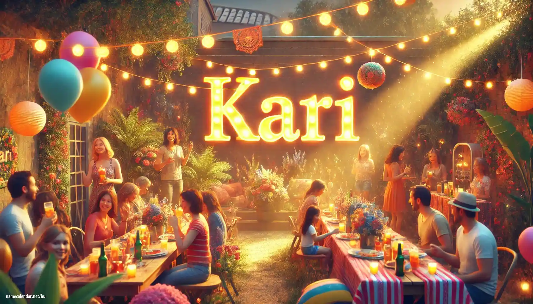 Névnap és név megünneplése - Kari