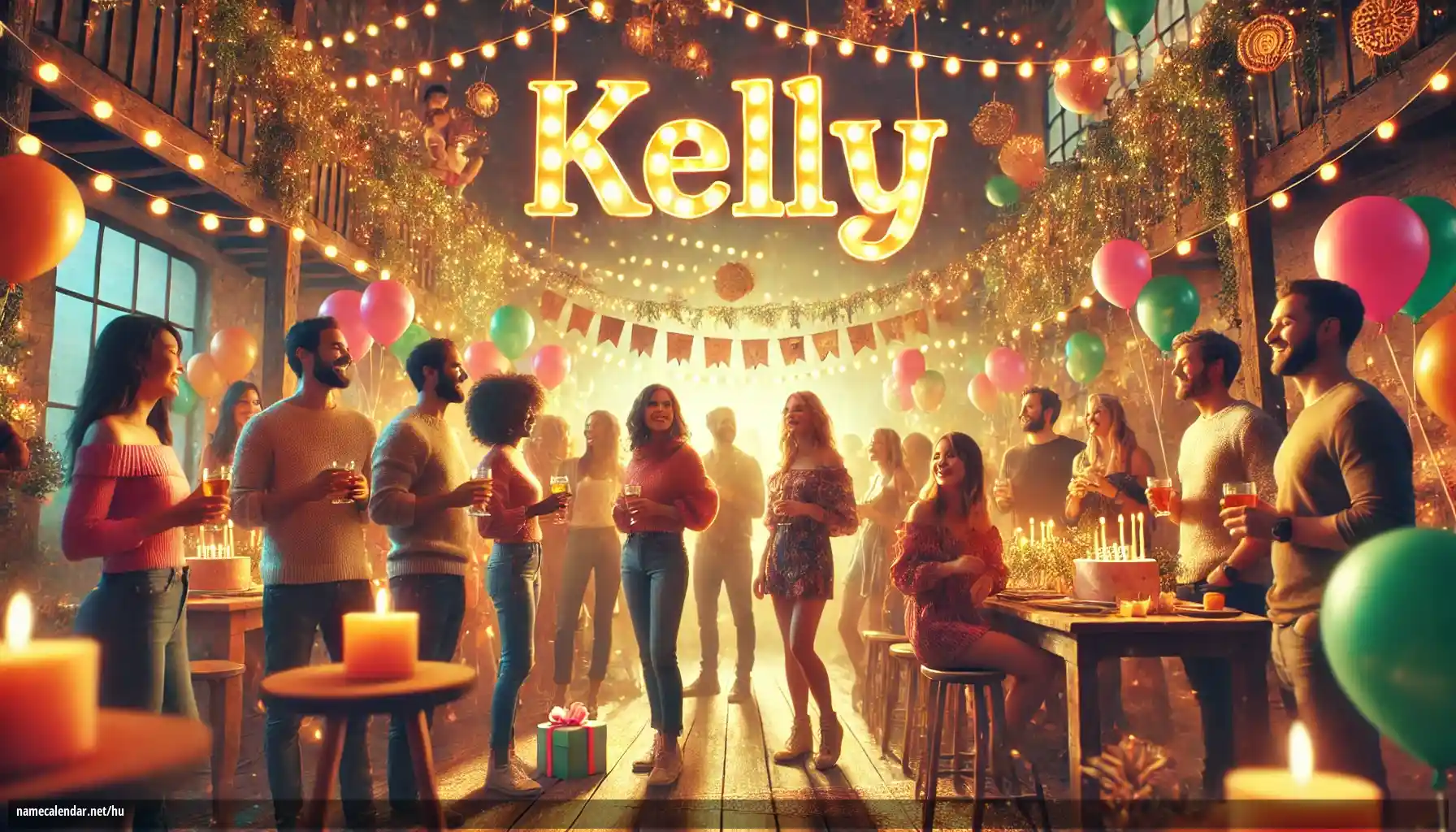 Névnap és név megünneplése - Kelly