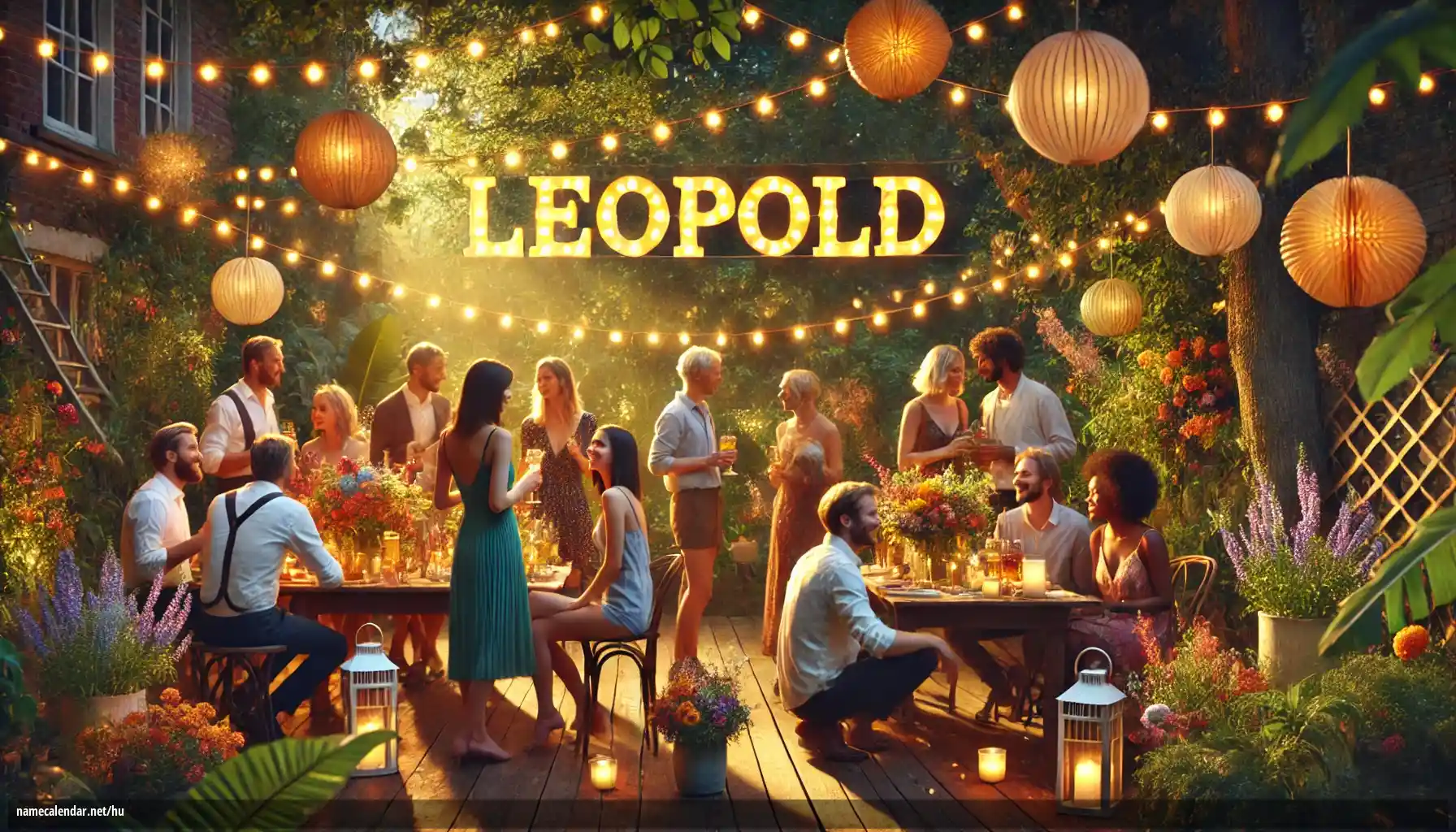 Névnap és név megünneplése - Léopold