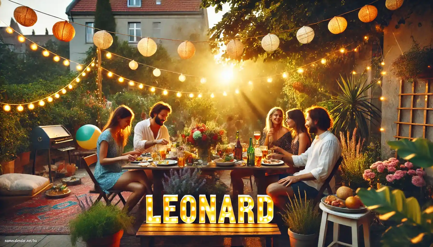 Névnap és név megünneplése - Leonard