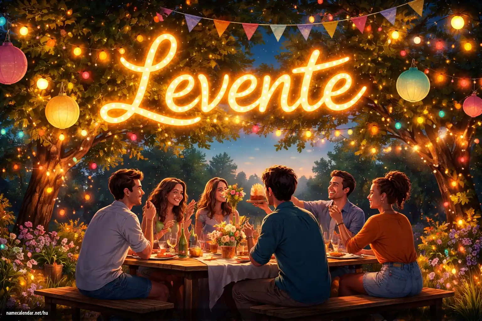 Névnap és név megünneplése - Levente