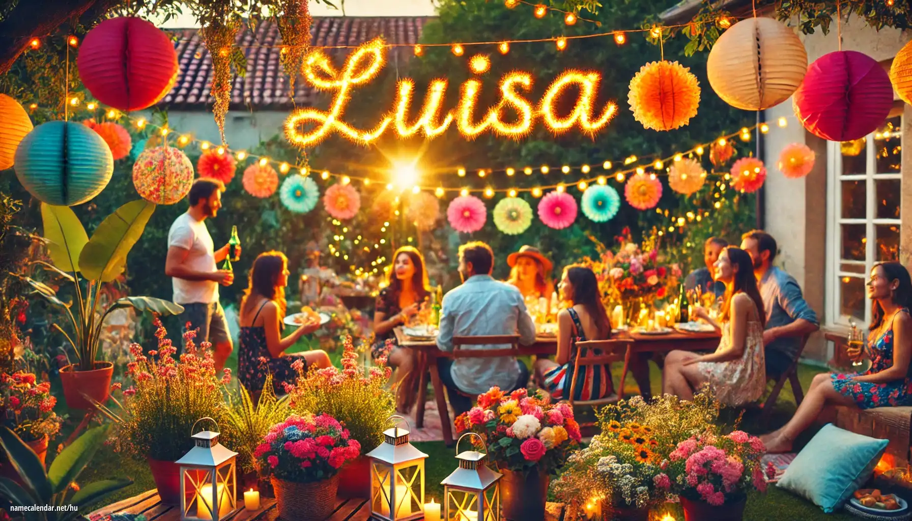 Névnap és név megünneplése - Luisa