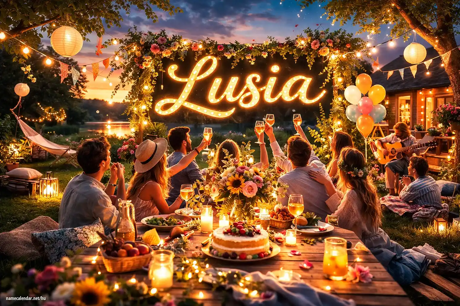 Névnap és név megünneplése - Lusia