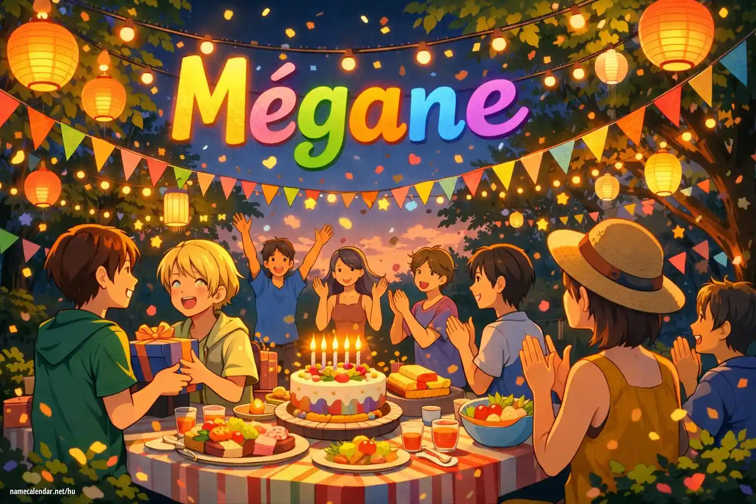 Névnap és név megünneplése - Mégane