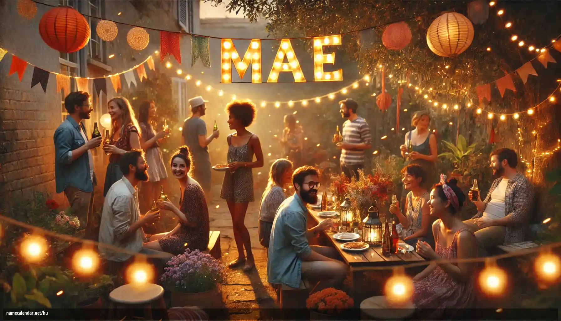 Névnap és név megünneplése - Mae