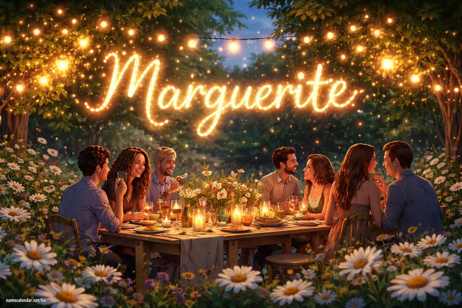 Névnap és név megünneplése - Marguerite