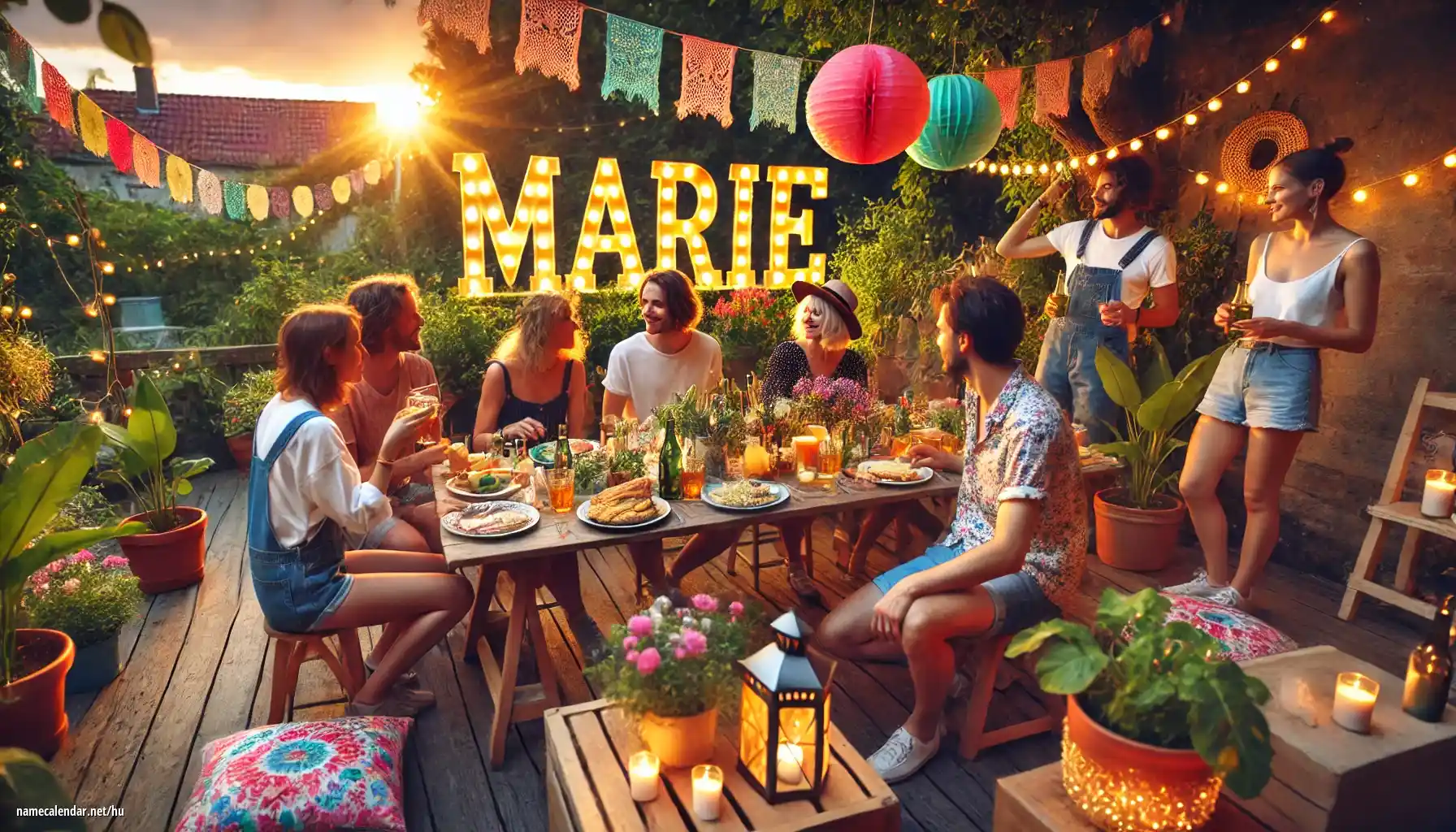 Névnap és név megünneplése - Marie