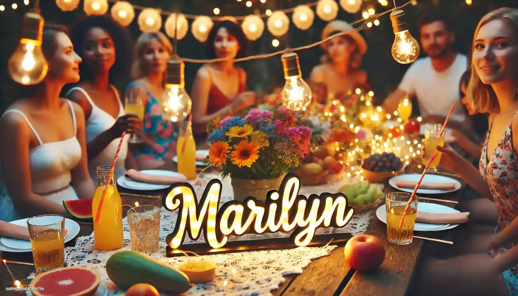 Névnap és név megünneplése - Marilyn