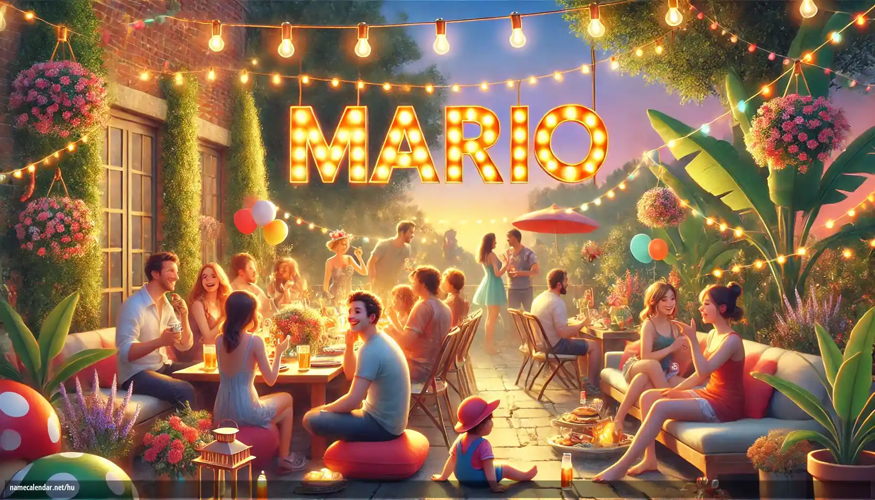 Névnap és név megünneplése - Mario