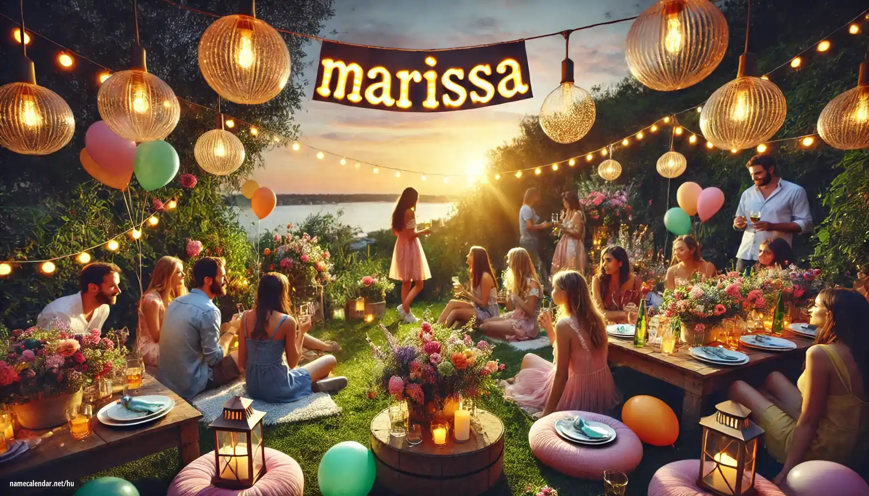 Névnap és név megünneplése - Marissa