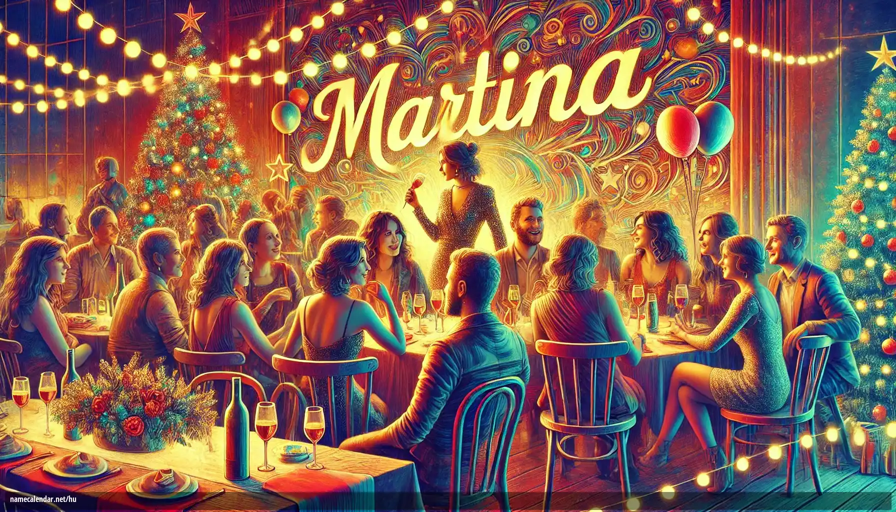 Névnap és név megünneplése - Martina