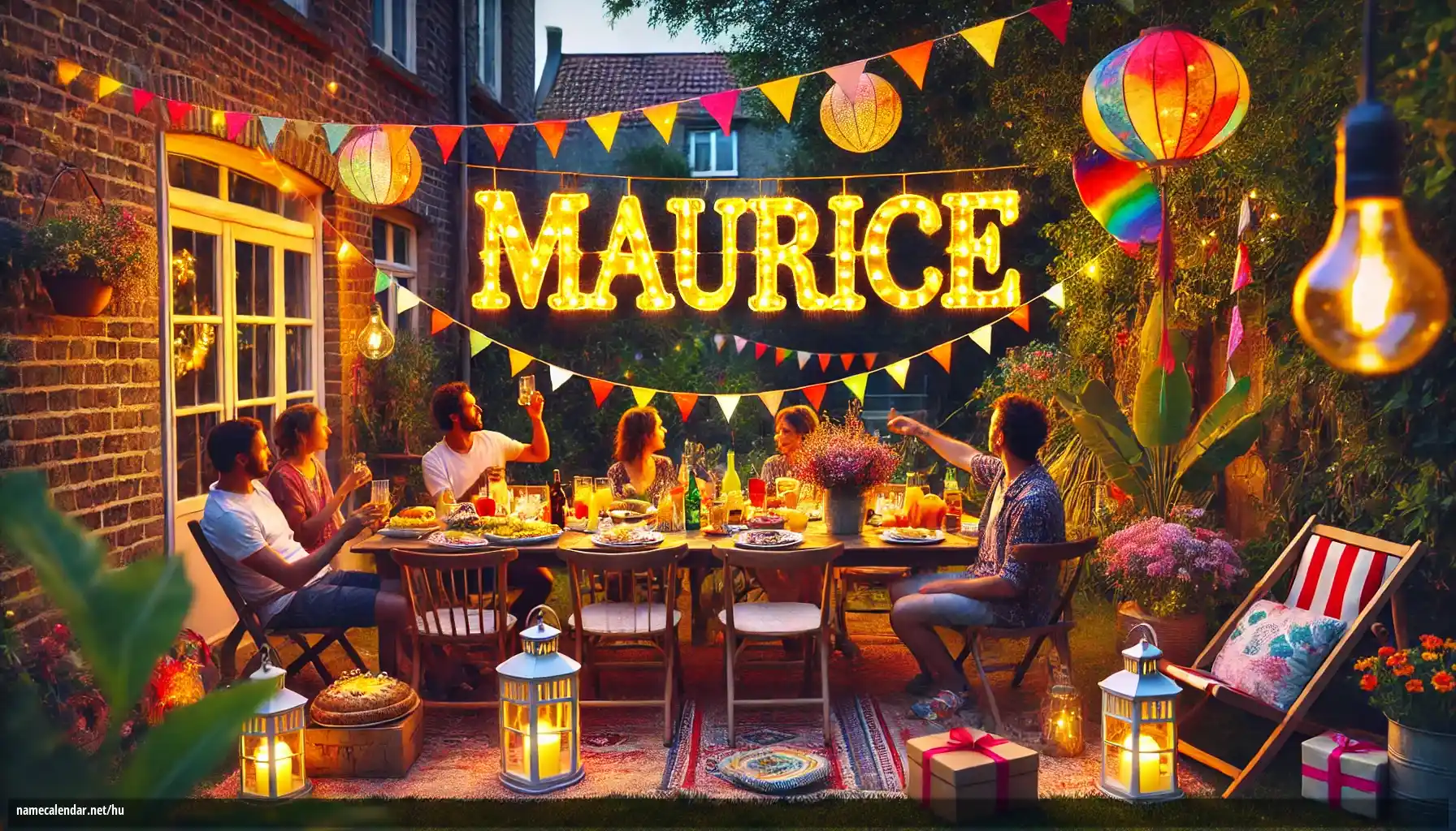 Névnap és név megünneplése - Maurice